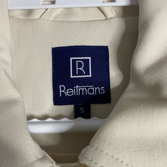 Reitmans Women’s Ivory Single Breasted Long Line Coat - Picture 9 of 9